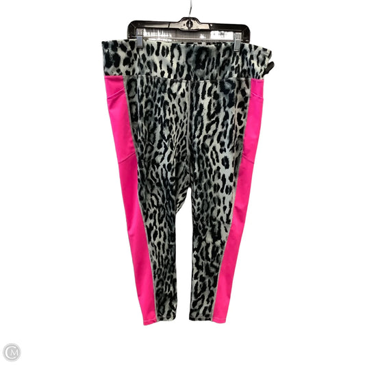 Athletic Leggings By Lularoe In Animal Print, Size: 3x