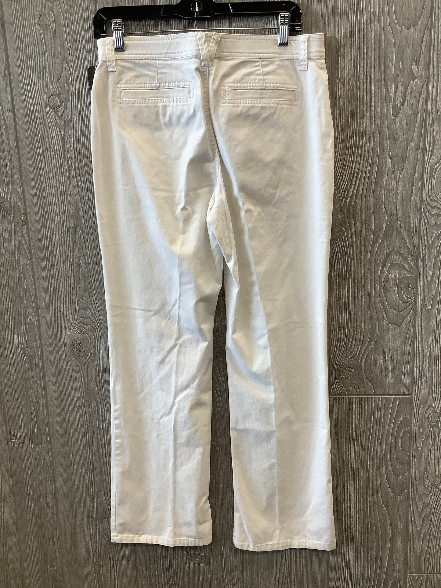 White Jeans Straight Gloria Vanderbilt, Size 6