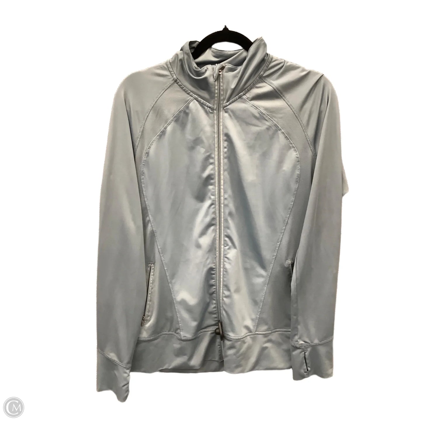 Athletic Jacket By Jockey In Blue, Size: L