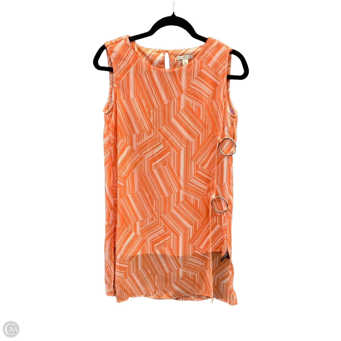 Dress Casual Midi By Cato In Orange, Size: S