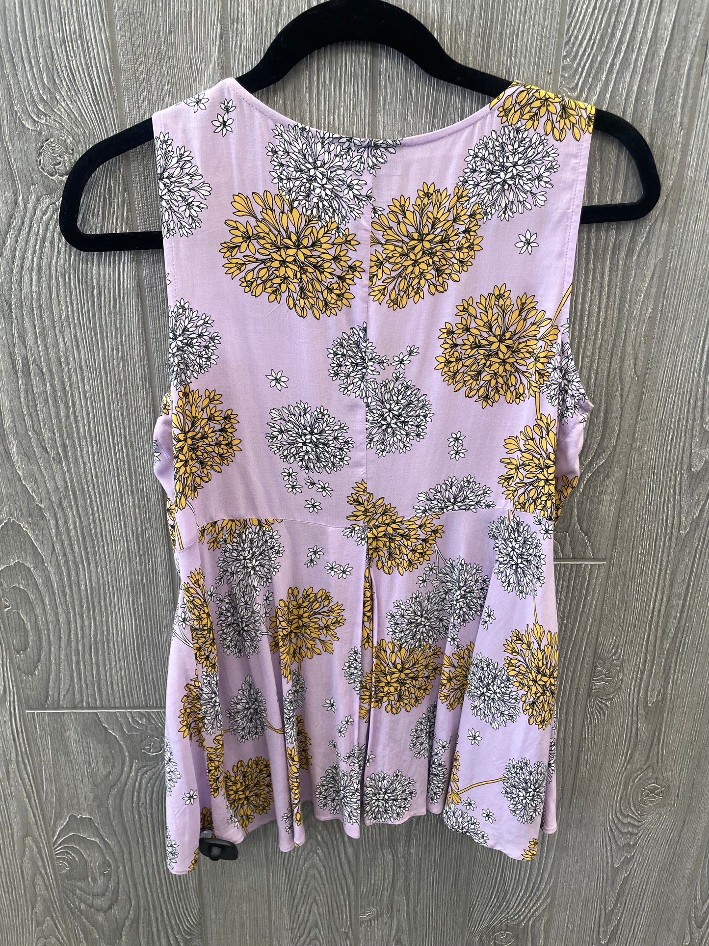 Purple Top Sleeveless Ana, Size Xs