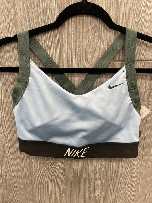 Athletic Bra By Nike Apparel In Blue, Size: L