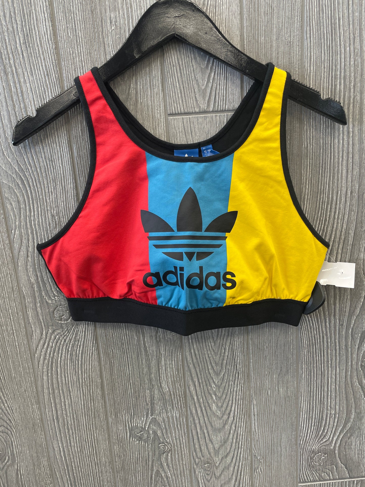 Athletic Bra By Adidas In Multi-colored, Size: L