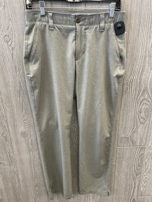 Athletic Pants By Under Armour In Grey, Size: M