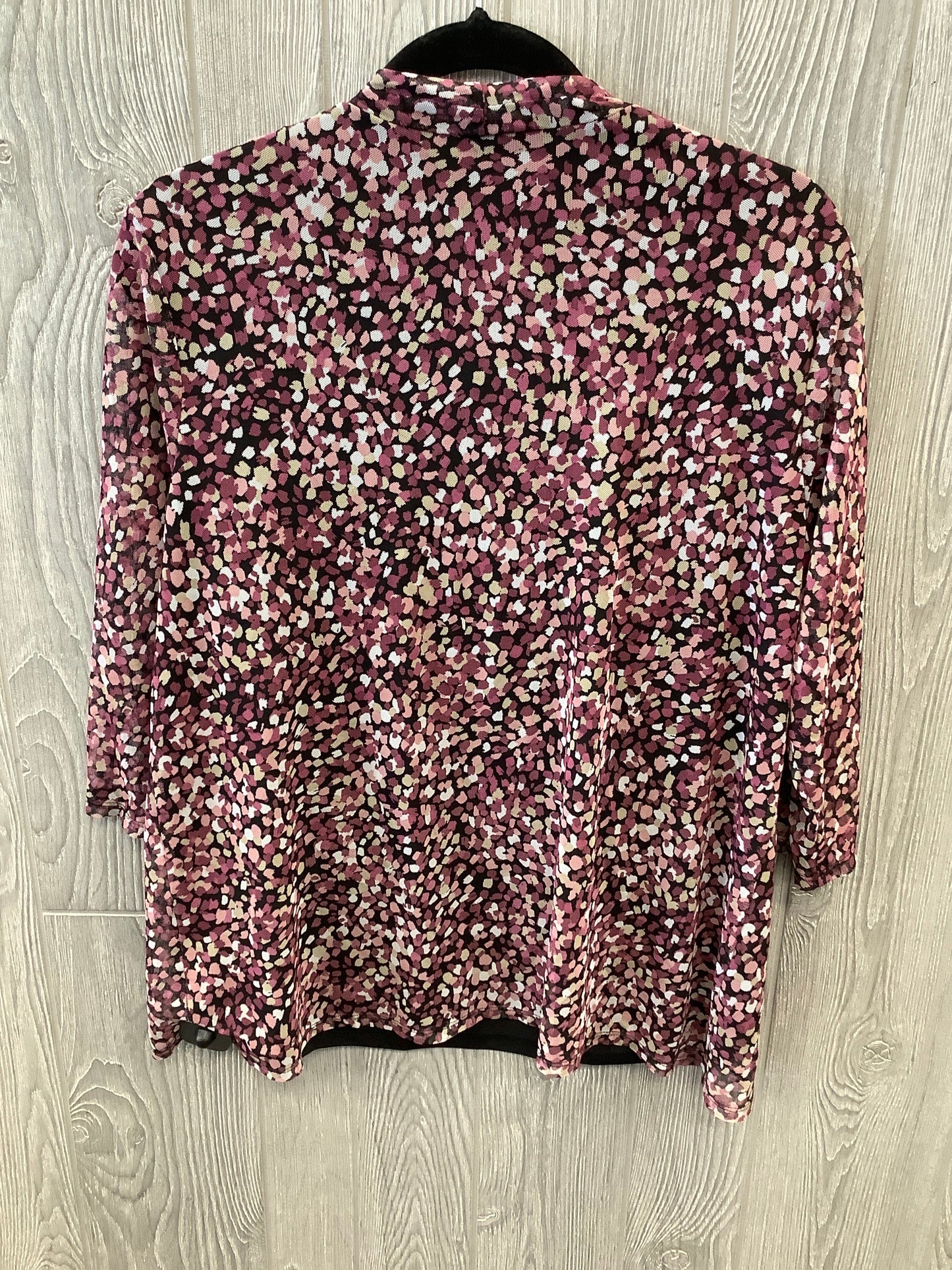 Purple Top Long Sleeve Clothes Mentor, Size 2x