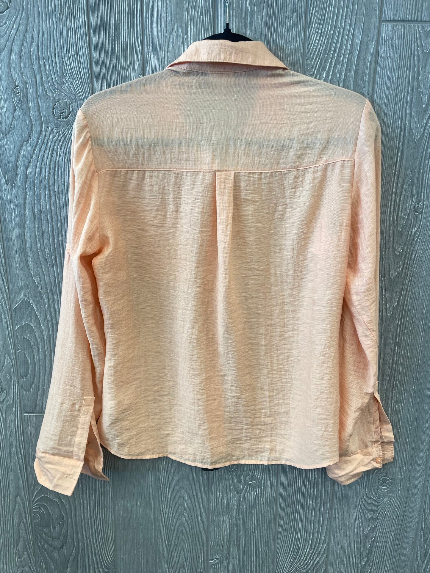 Orange Top Long Sleeve Express, Size S