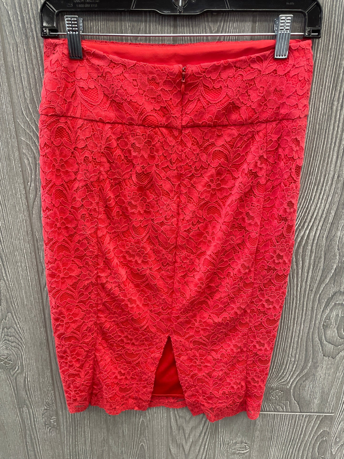 Skirt Midi By Express In Red, Size: 4