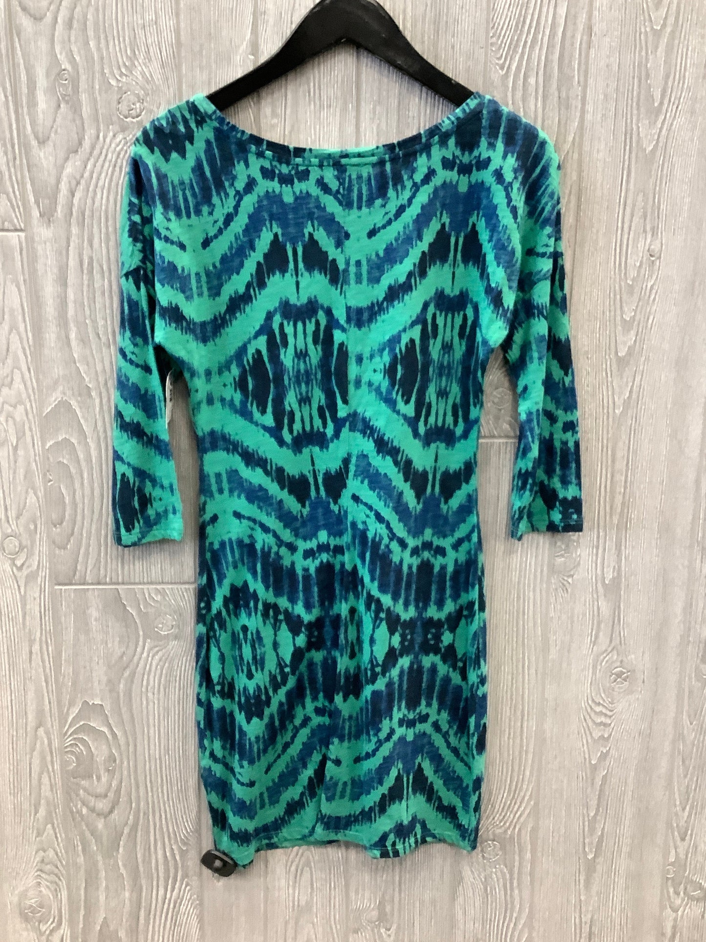 Dress Casual Midi By Express In Green, Size: Xs