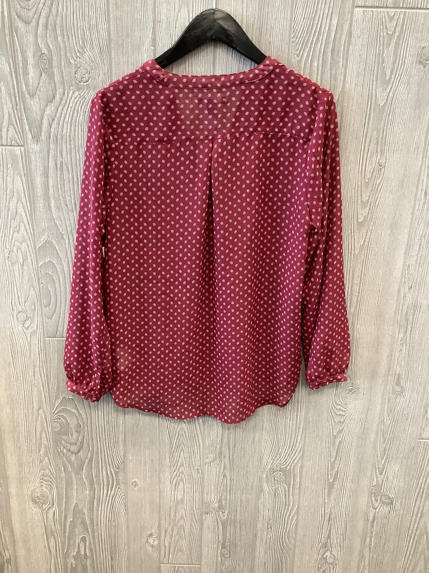 Red Top Long Sleeve Gap, Size S