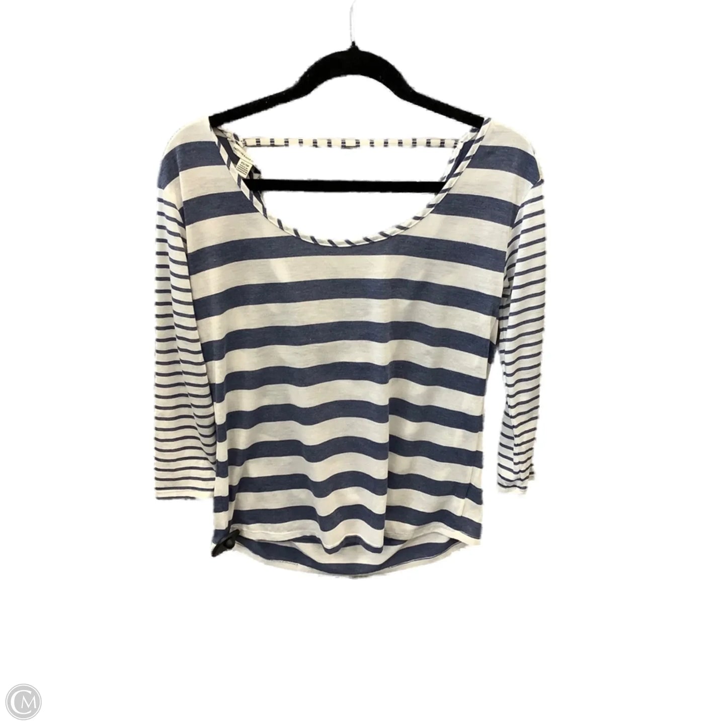Top Long Sleeve By American Eagle In Striped Pattern, Size: Xs