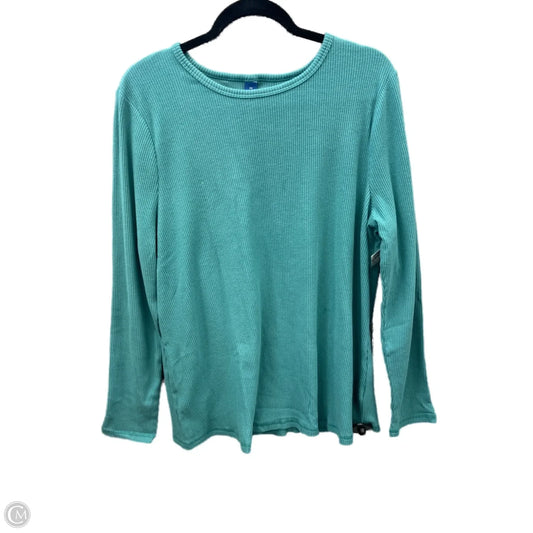 Top Long Sleeve By Old Navy In Teal, Size: 3x