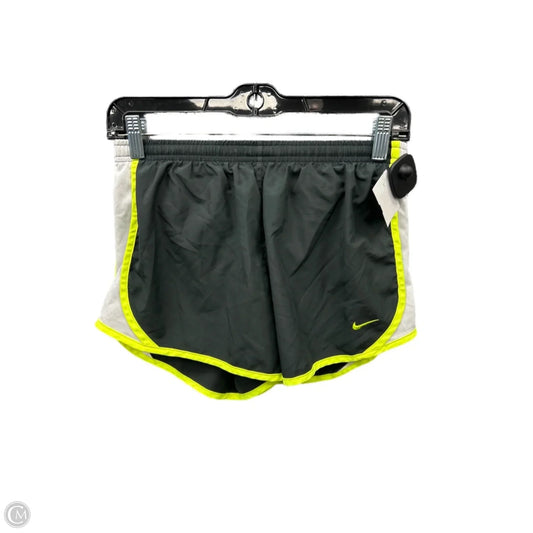 Athletic Shorts By Nike Apparel In Black & Green, Size: L
