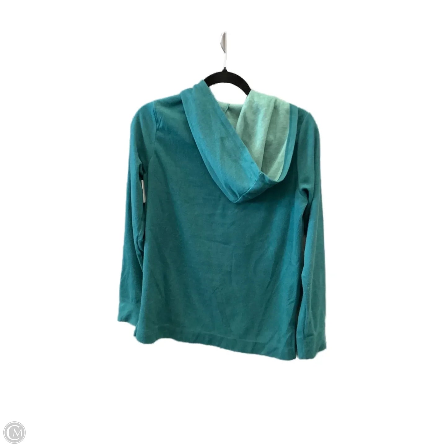 Sweatshirt Hoodie By Gaiam In Green, Size: S
