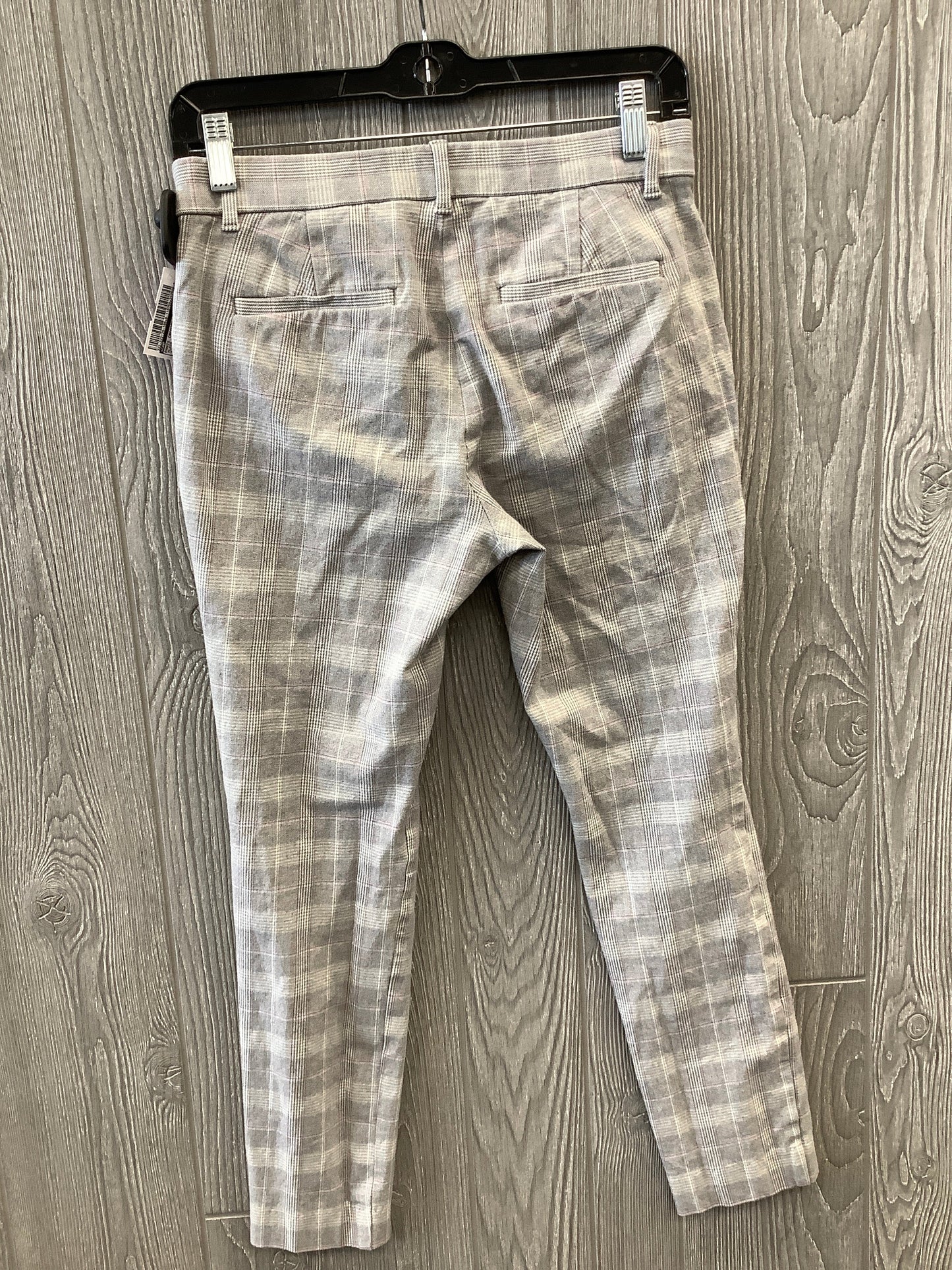 Plaid Pattern Pants Cropped Gap, Size 2