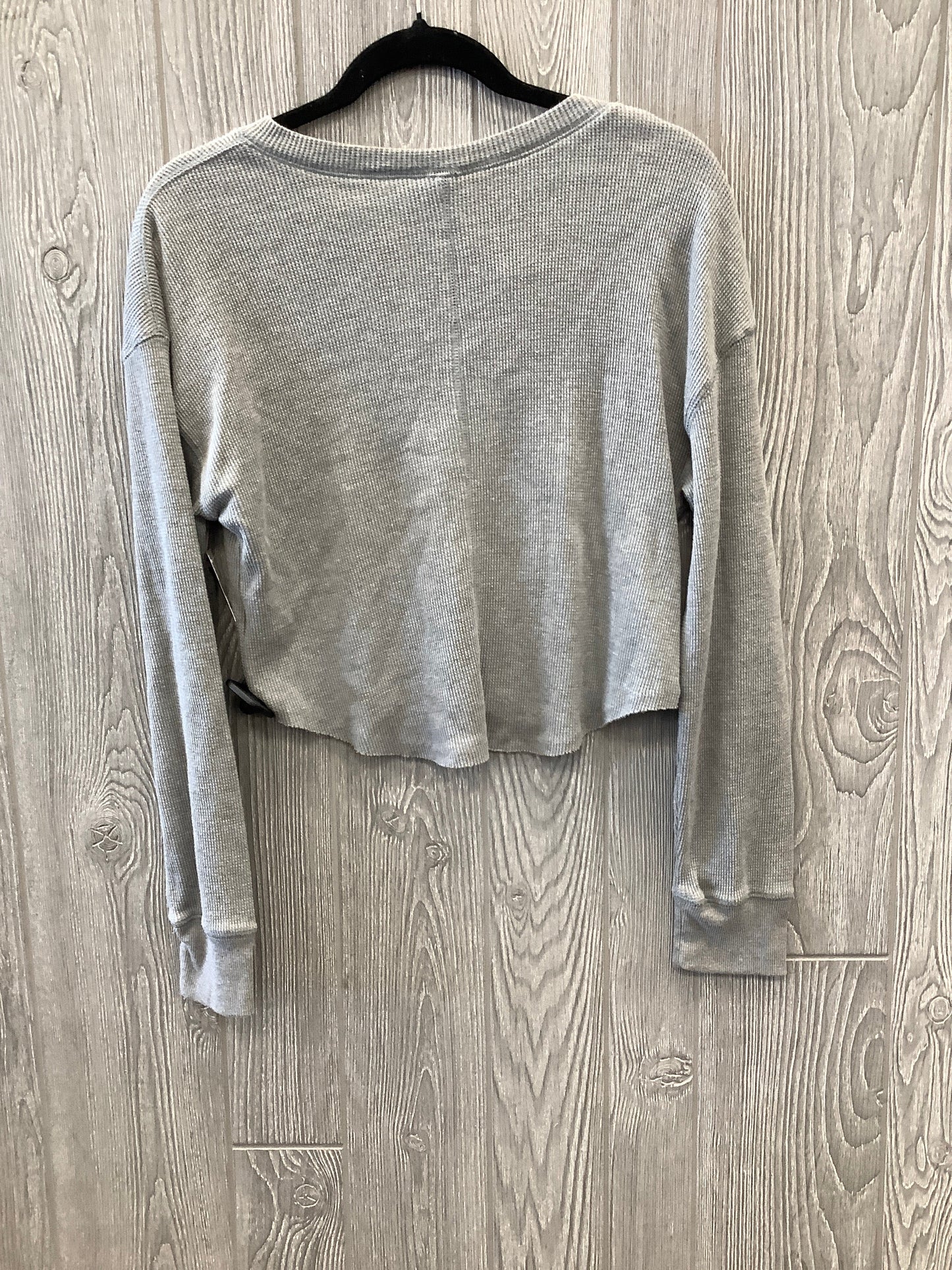 Top Long Sleeve Basic By Wild Fable In Grey, Size: M