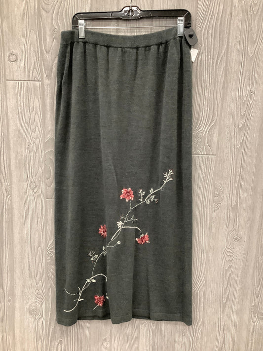 Skirt Maxi By Dressbarn In Grey, Size: 18