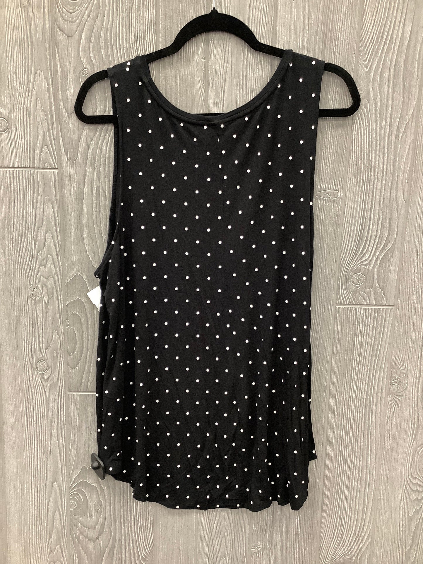 Top Sleeveless By Old Navy In Black, Size: 1x