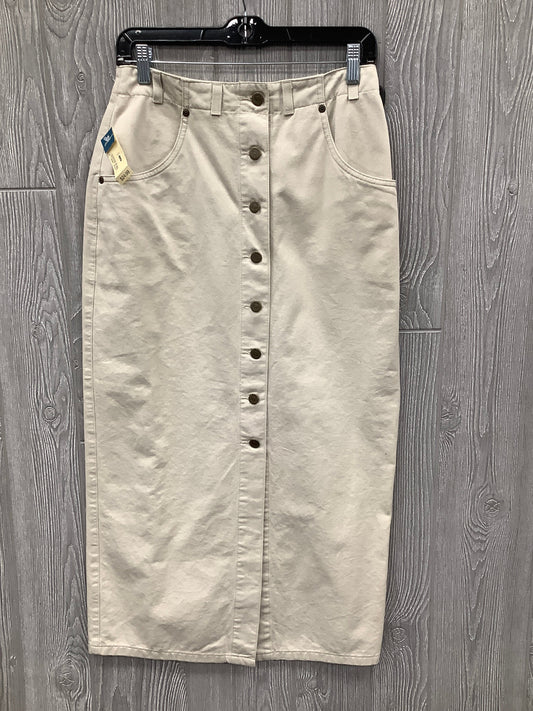 Skirt Maxi By Eddie Bauer In Tan, Size: 8