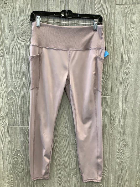 Athletic Leggings By Rbx In Mauve, Size: L