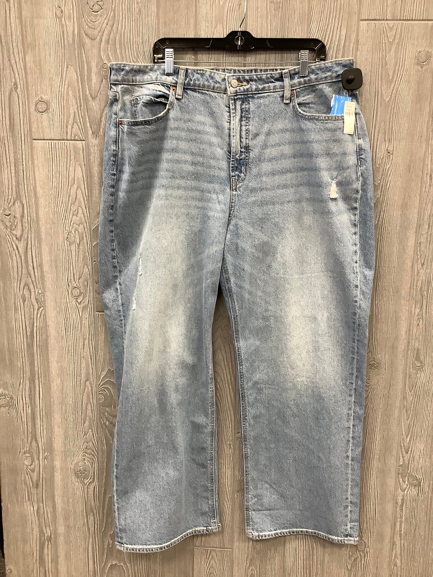 Jeans Wide Leg By Old Navy In Blue Denim, Size: 18