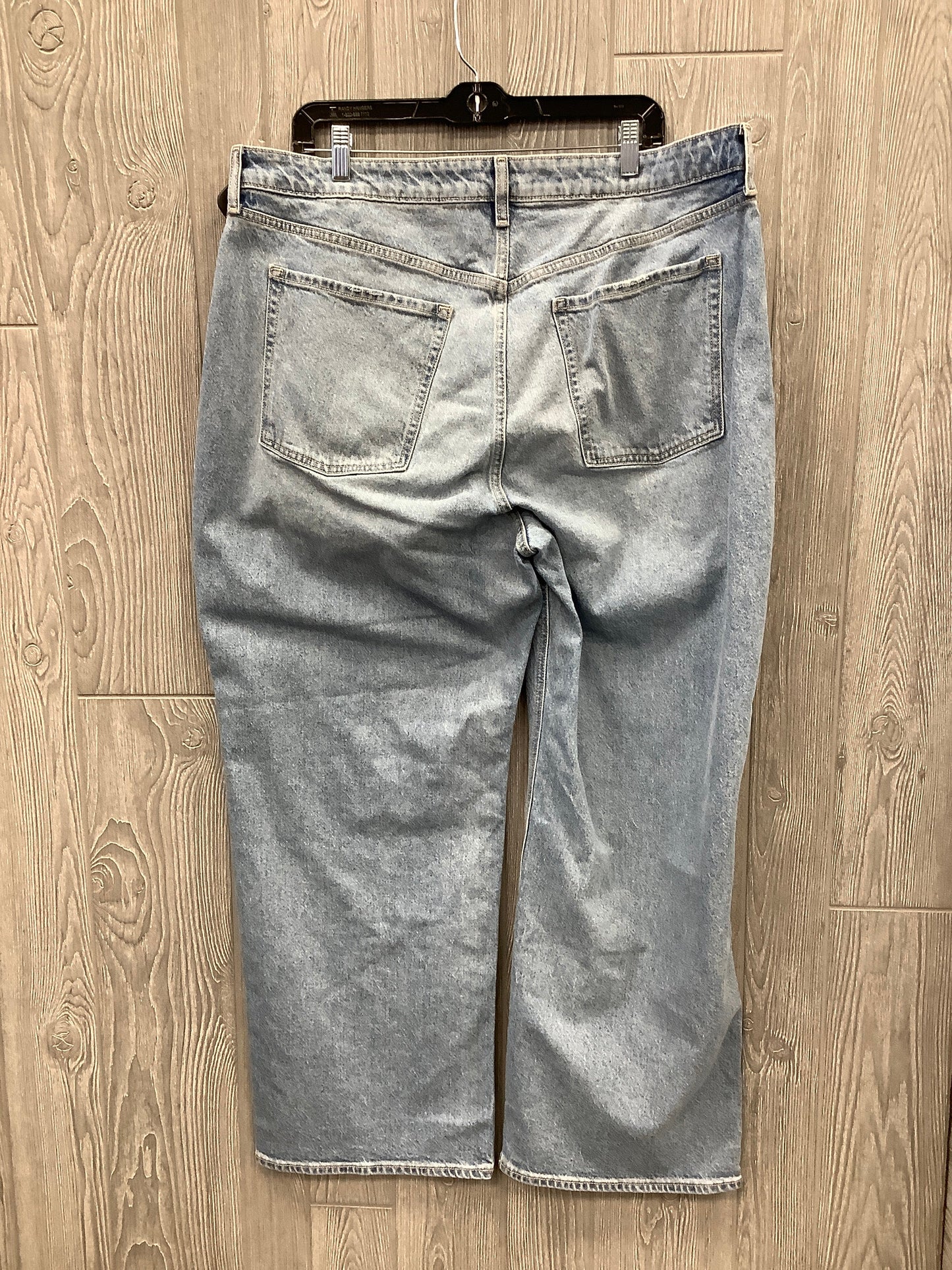 Jeans Wide Leg By Old Navy In Blue Denim, Size: 18