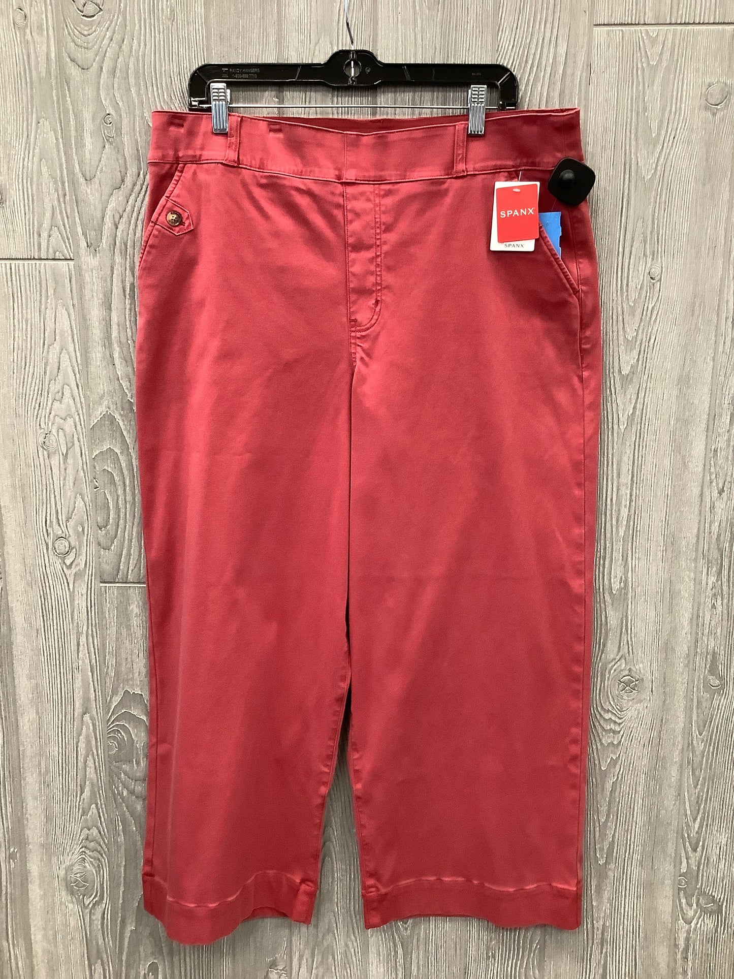 Jeans Wide Leg By Spanx In Red, Size: 20