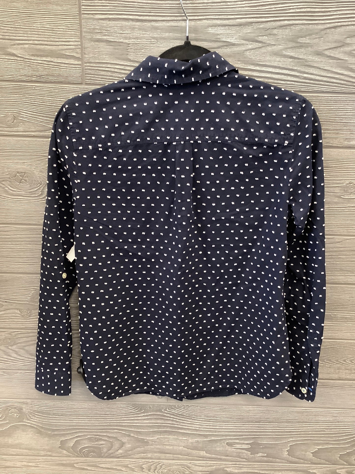 Top Long Sleeve By Talbots In Navy, Size: Xs