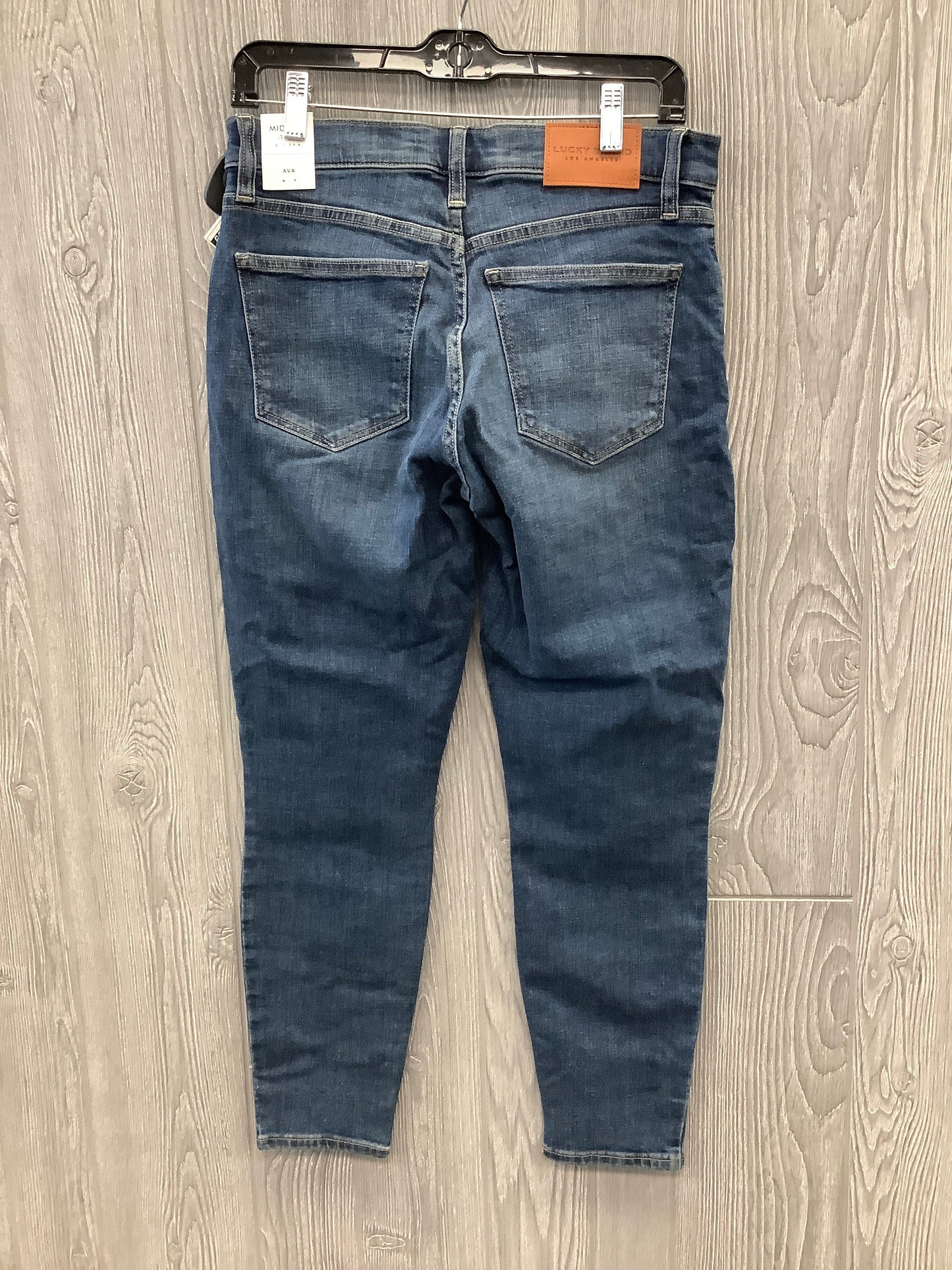 Jeans Skinny By Lucky Brand In Blue Denim, Size: 8