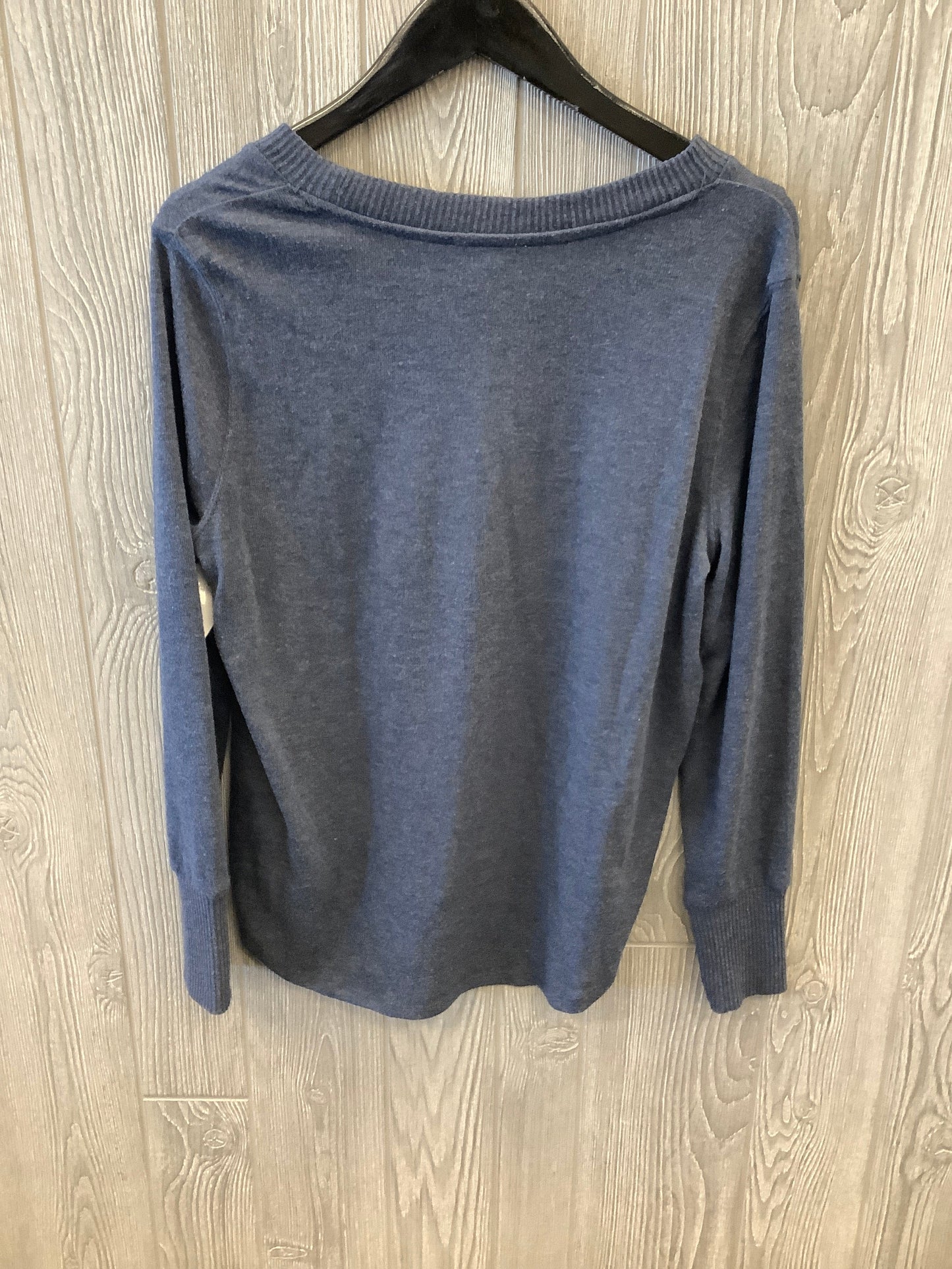 Top Long Sleeve By Nine West In Blue, Size: L