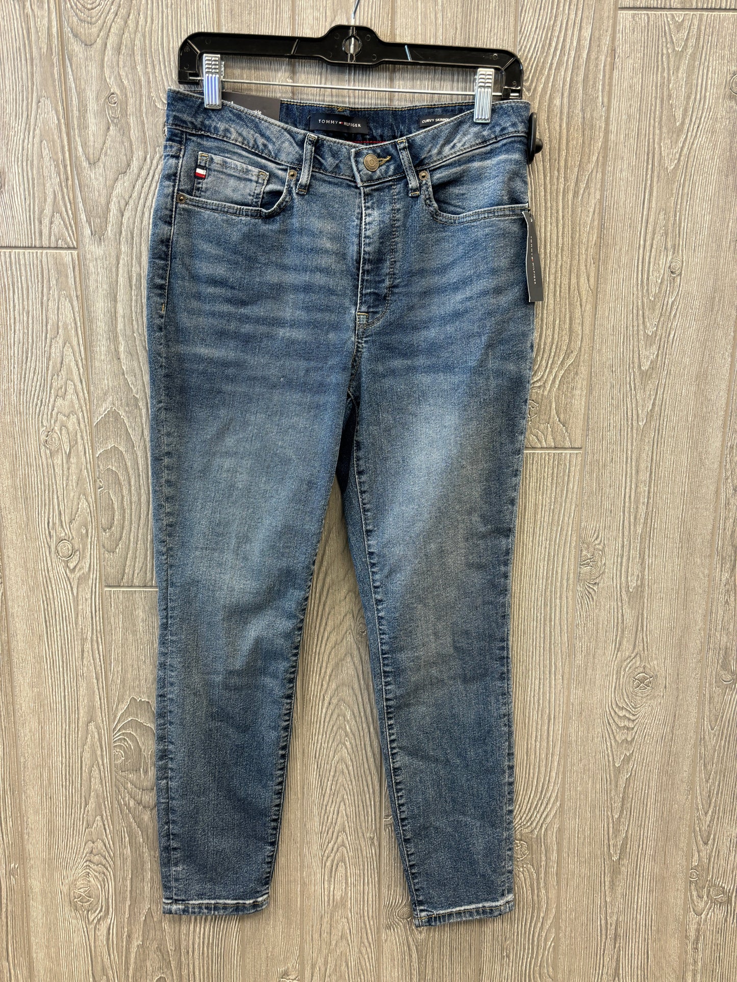 Jeans Skinny By Tommy Hilfiger In Blue Denim, Size: 8