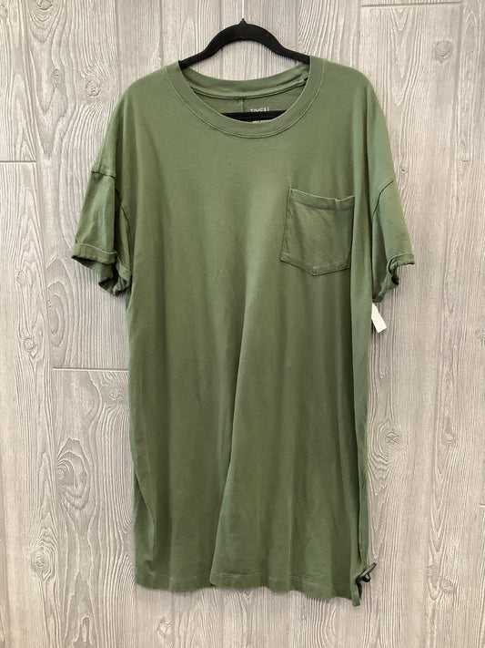 Dress Casual Short By Time And Tru In Green, Size: 3x