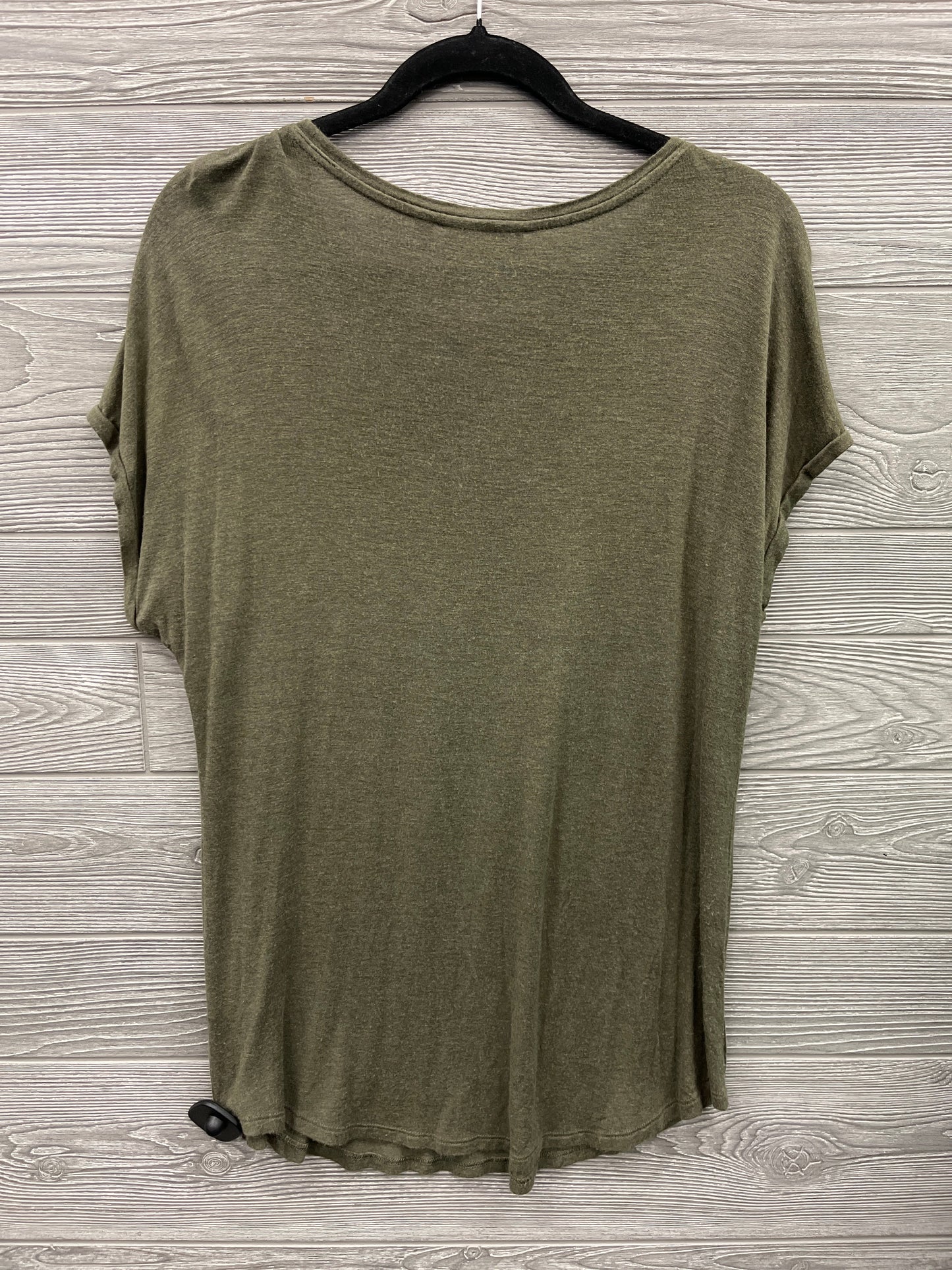 Top Short Sleeve By Apt 9 In Green, Size: M