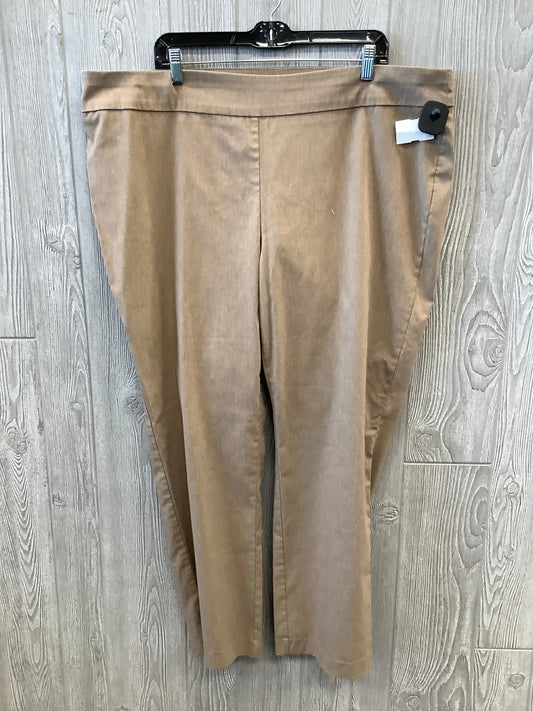 Pants Dress By Dana Buchman In Brown, Size: 22