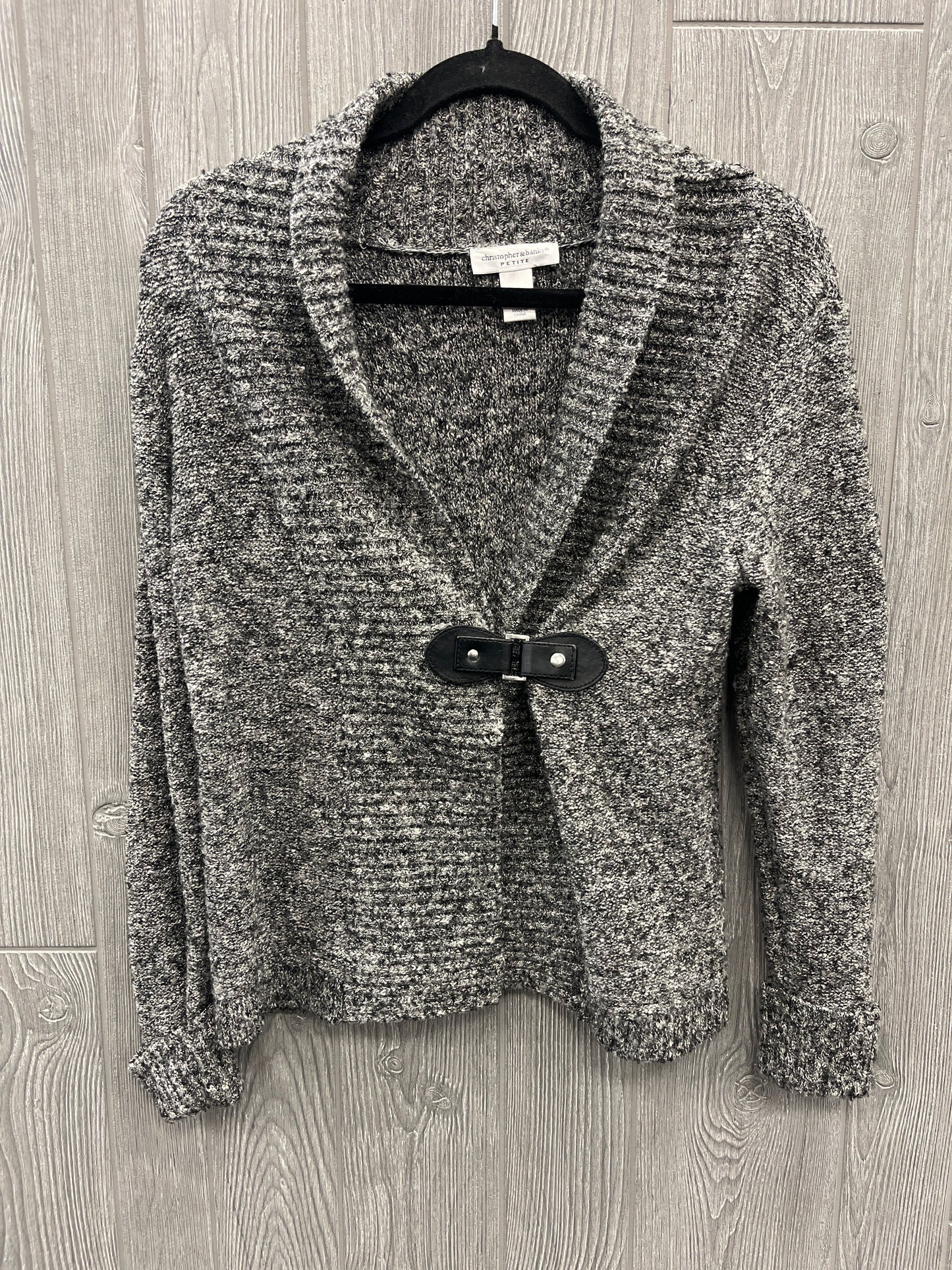 Sweater By Christopher And Banks In Grey, Size: Mp