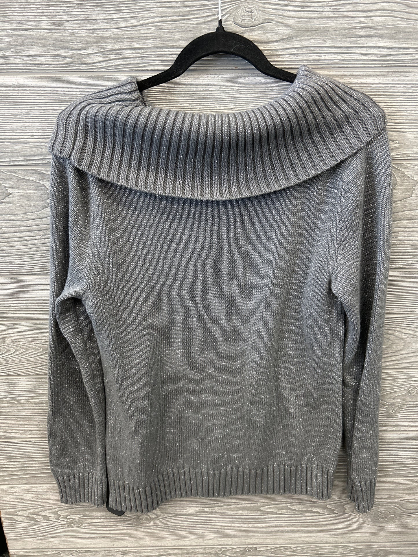 Sweater By Christopher And Banks In Grey, Size: L