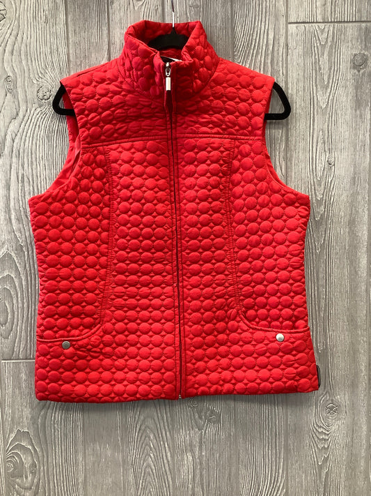 Vest Puffer & Quilted By Clothes Mentor In Red, Size: L