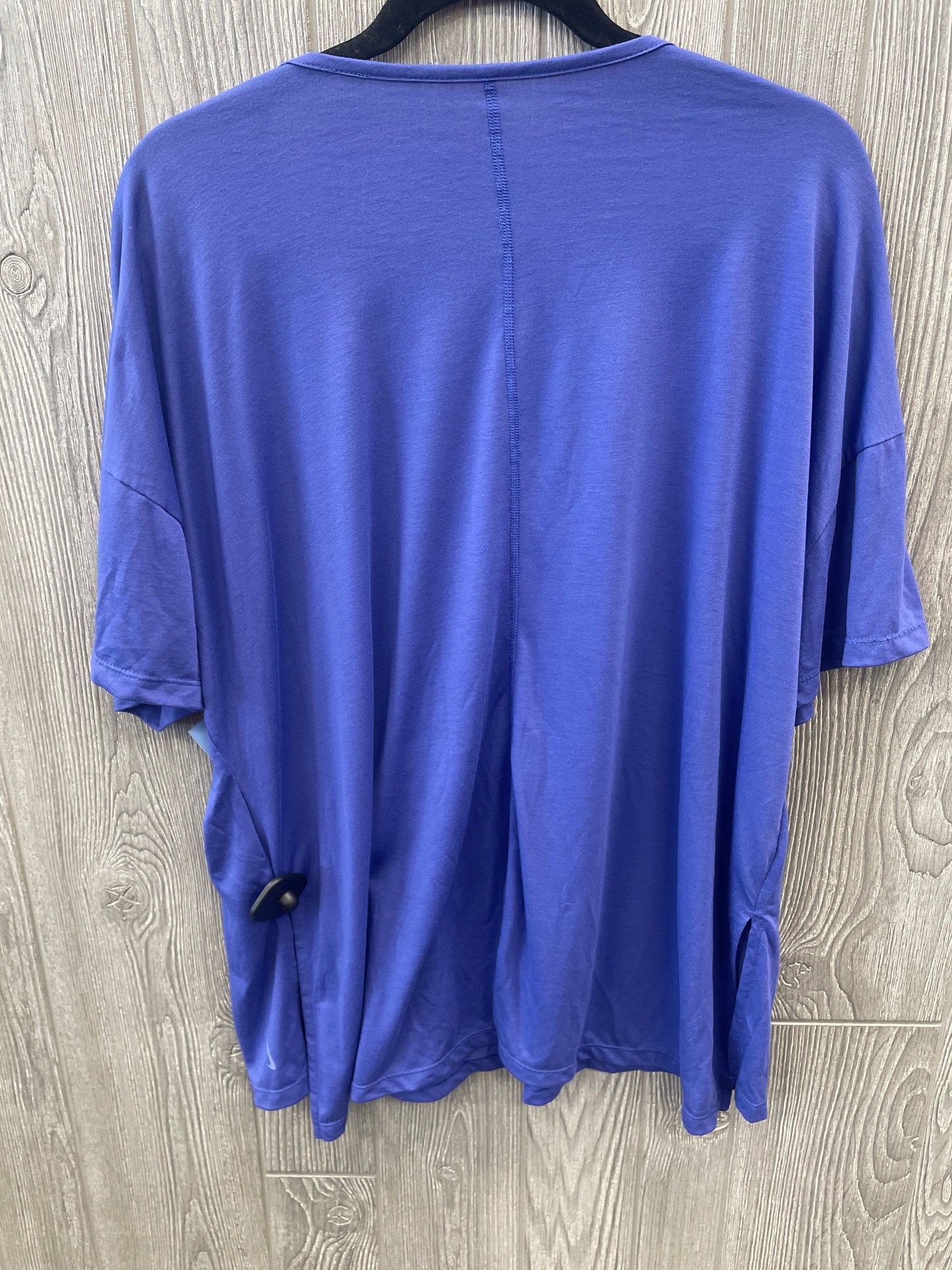 Top Short Sleeve By Nike In Purple, Size: 2x