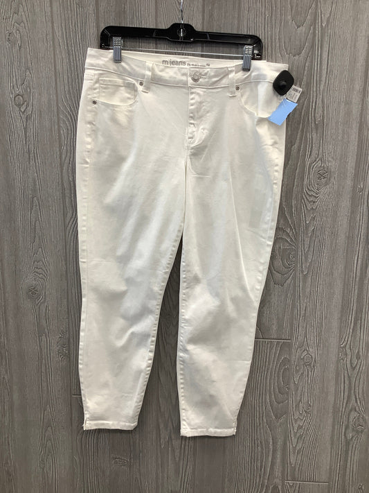 Jeans Jeggings By Maurices In White, Size: 12