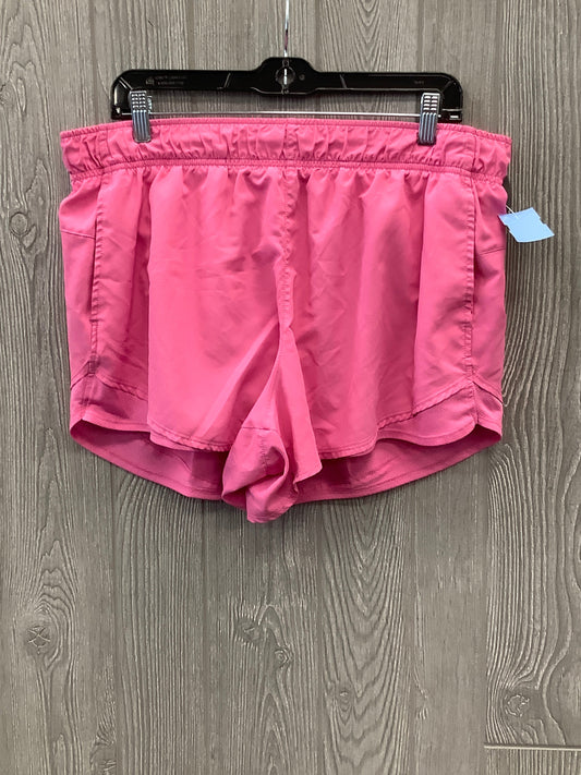 Athletic Shorts By Athletic Works In Pink, Size: Xl