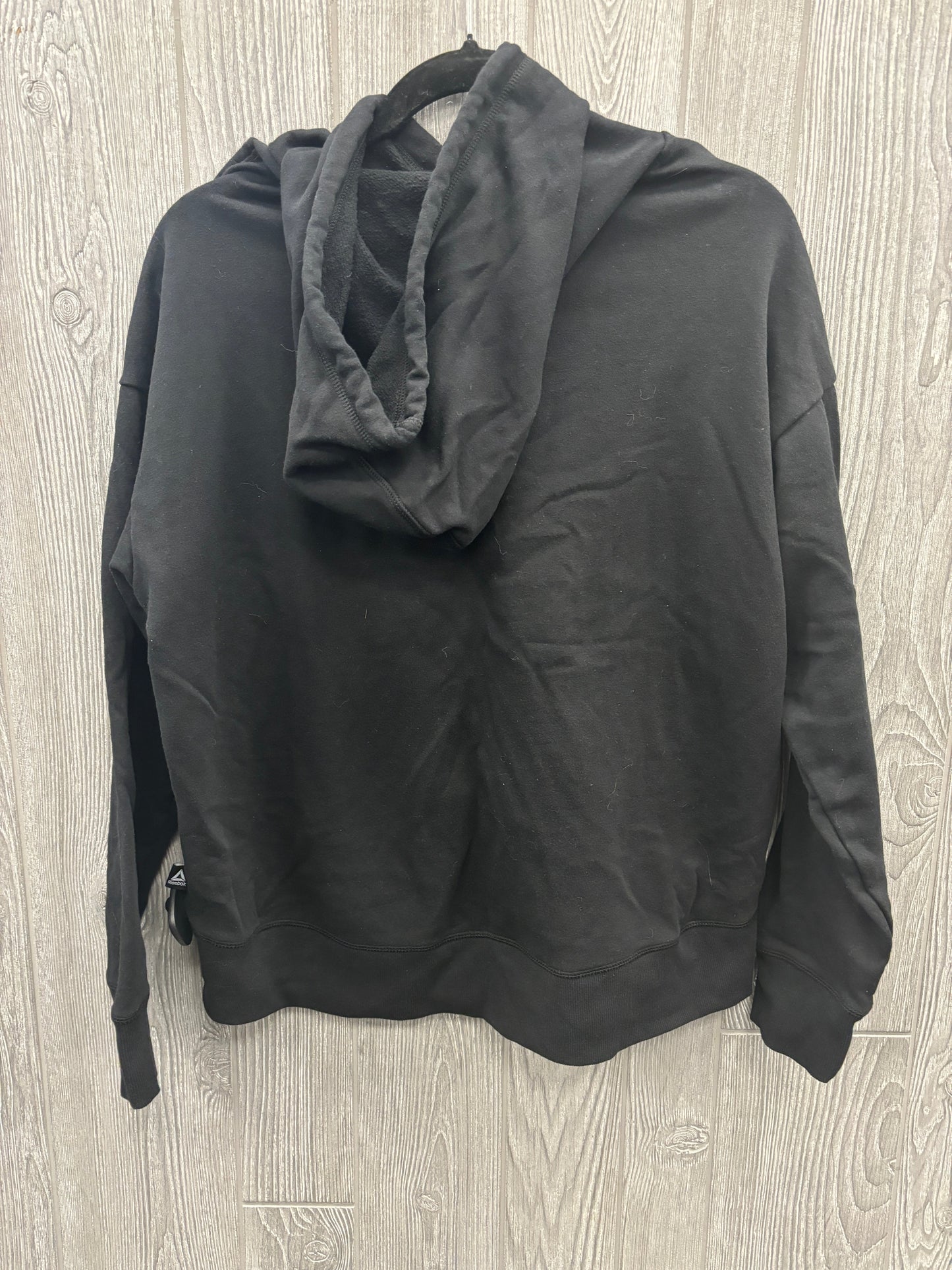 Athletic Sweatshirt Hoodie By Reebok In Black, Size: Xl