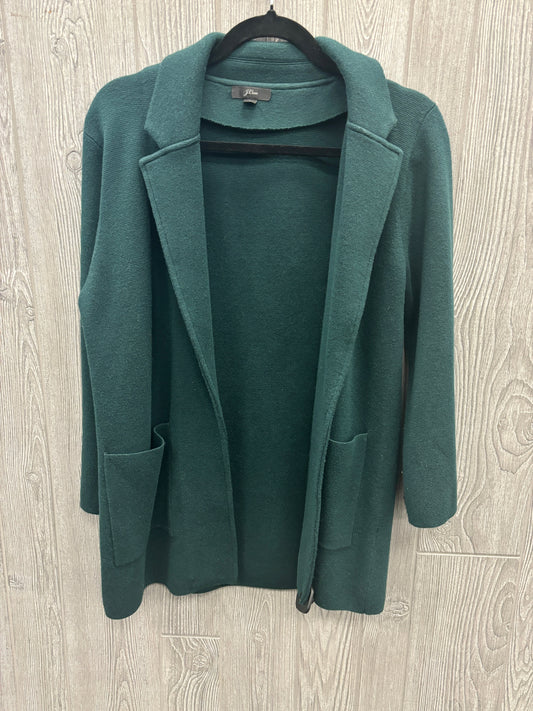 Sweater Cardigan By J. Crew In Green, Size: M