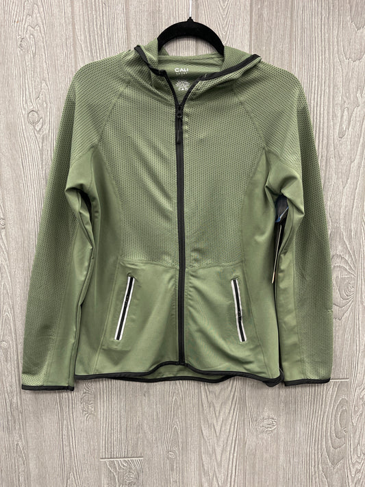 Athletic Jacket By Clothes Mentor In Green, Size: M