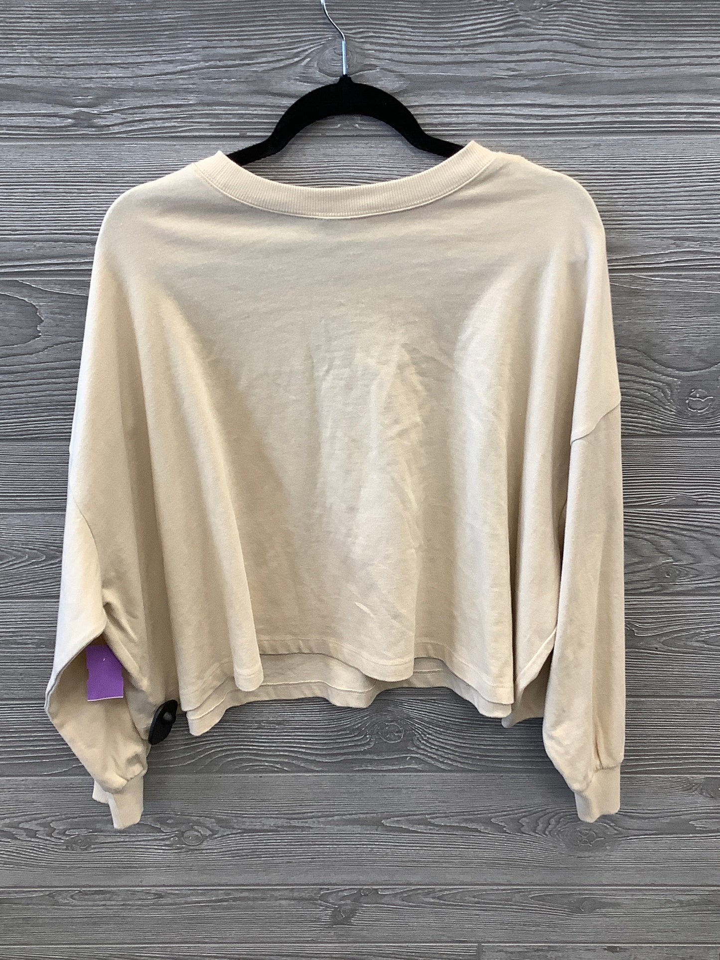 Top Long Sleeve By Wild Fable In Beige, Size: Xxl