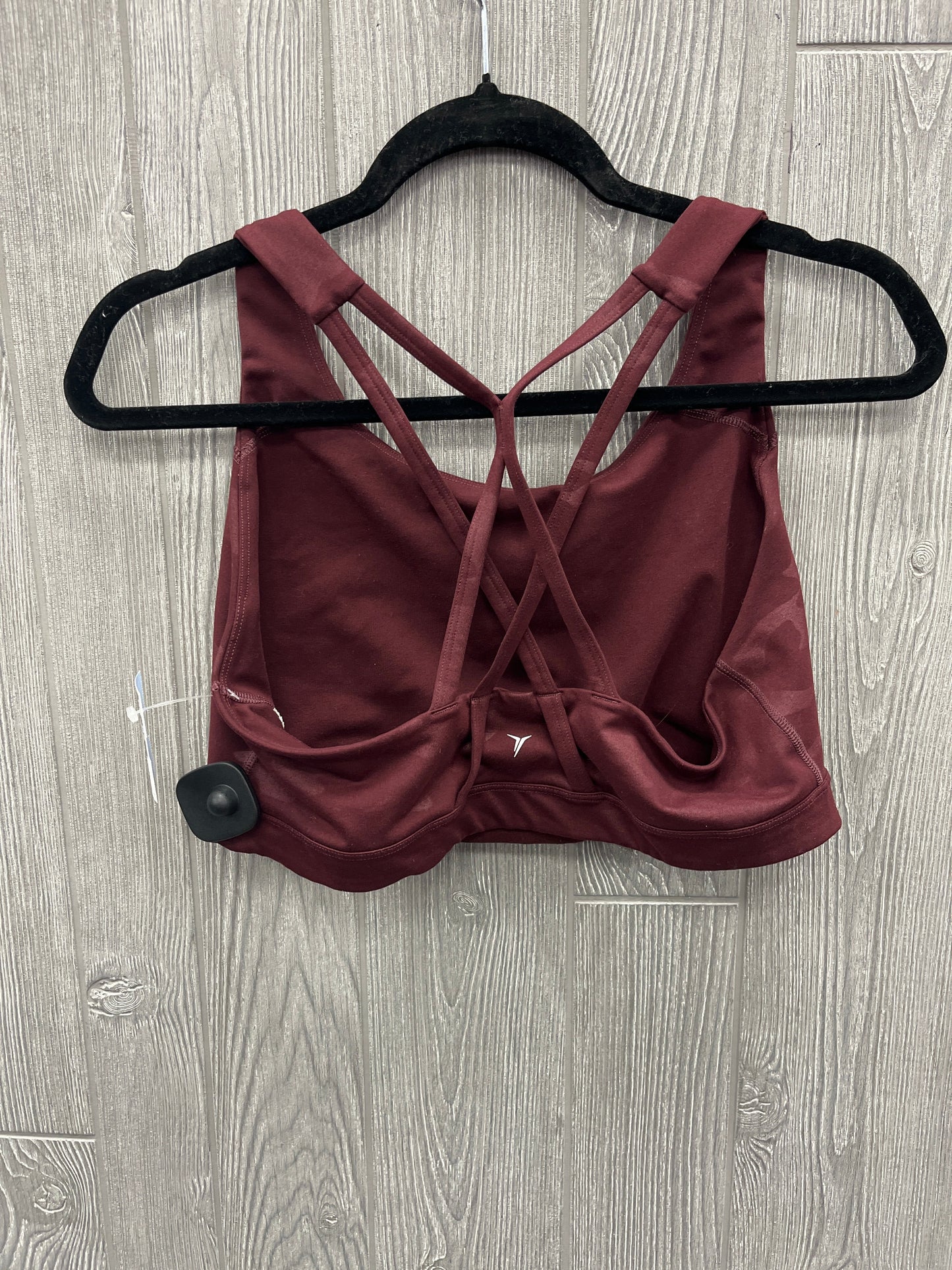 Athletic Bra By Old Navy In Red, Size: 1x