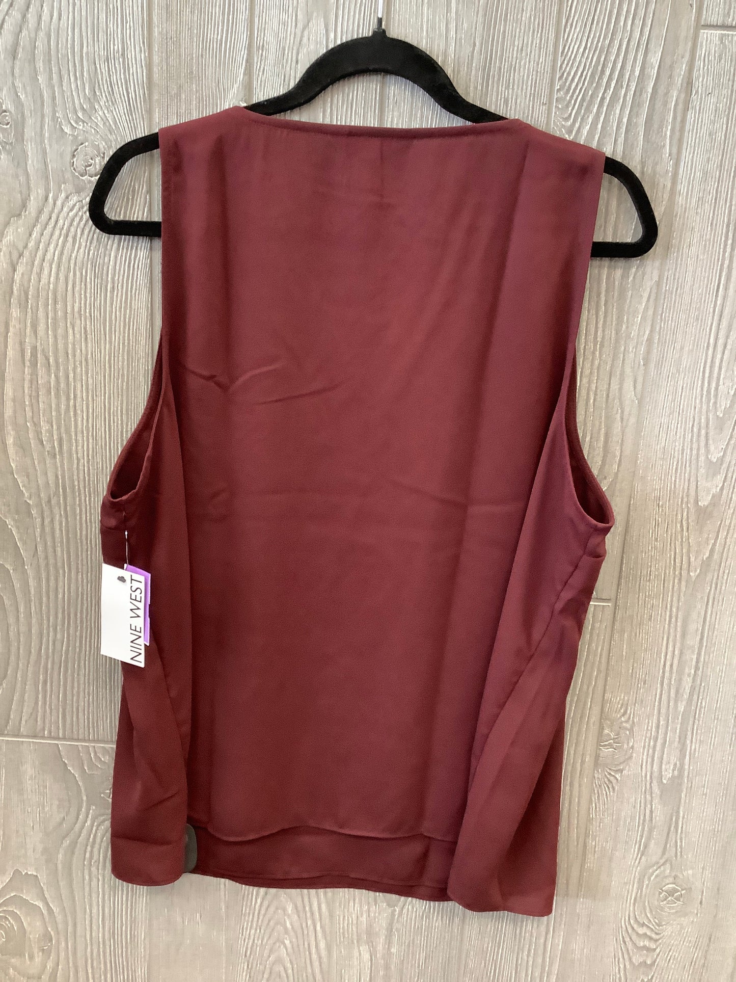 Red Top Sleeveless Nine West, Size Xxl