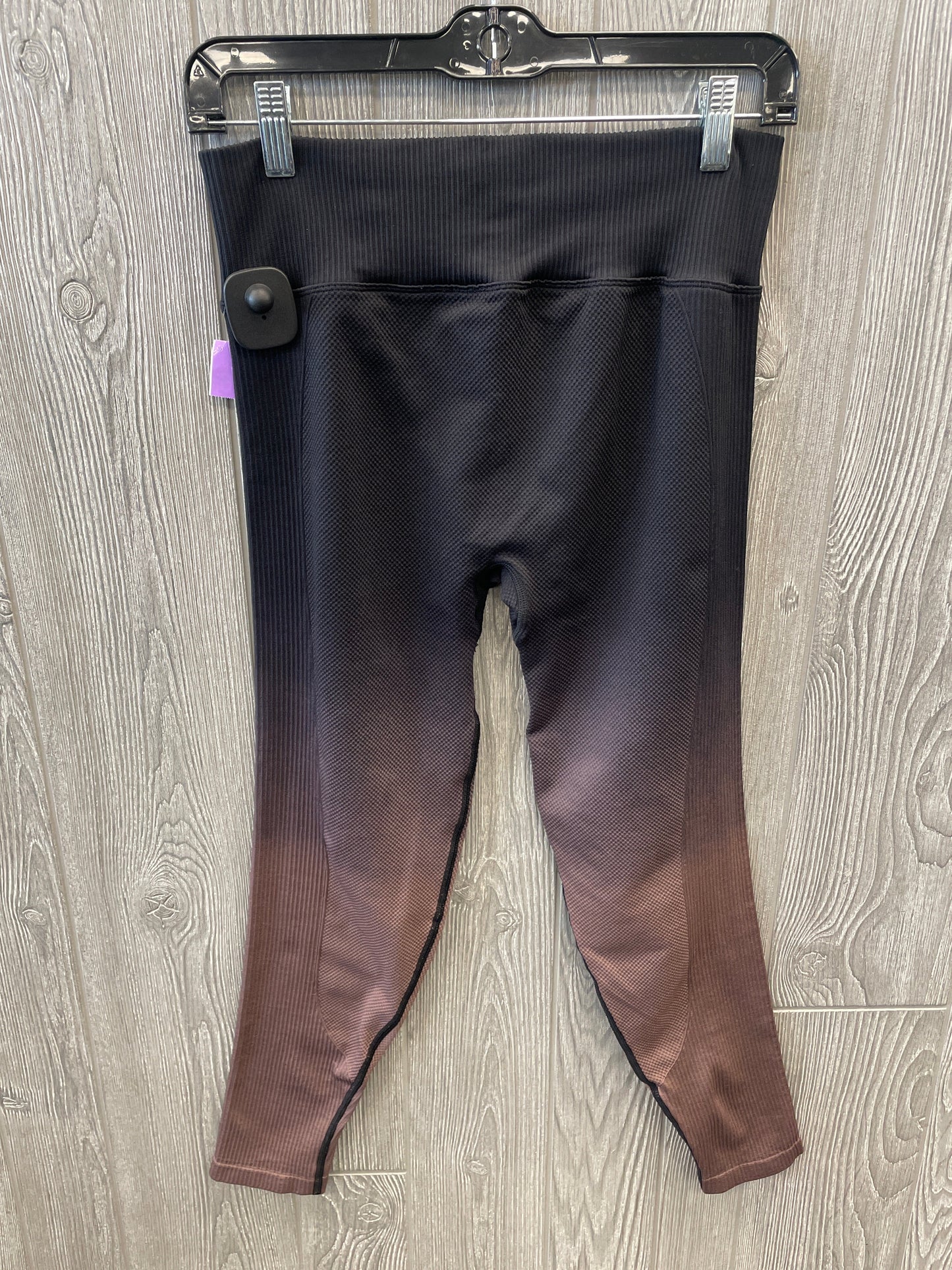 Athletic Leggings By Pink In Black & Purple, Size: M