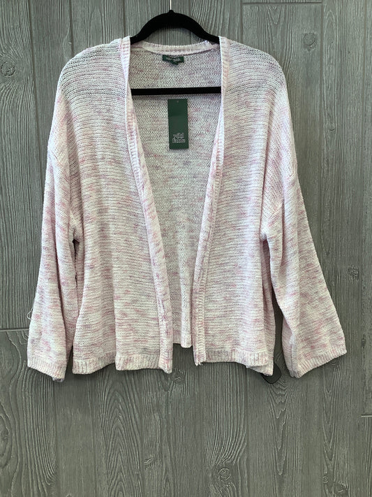 Pink & Purple Sweater Cardigan Wild Fable, Size S