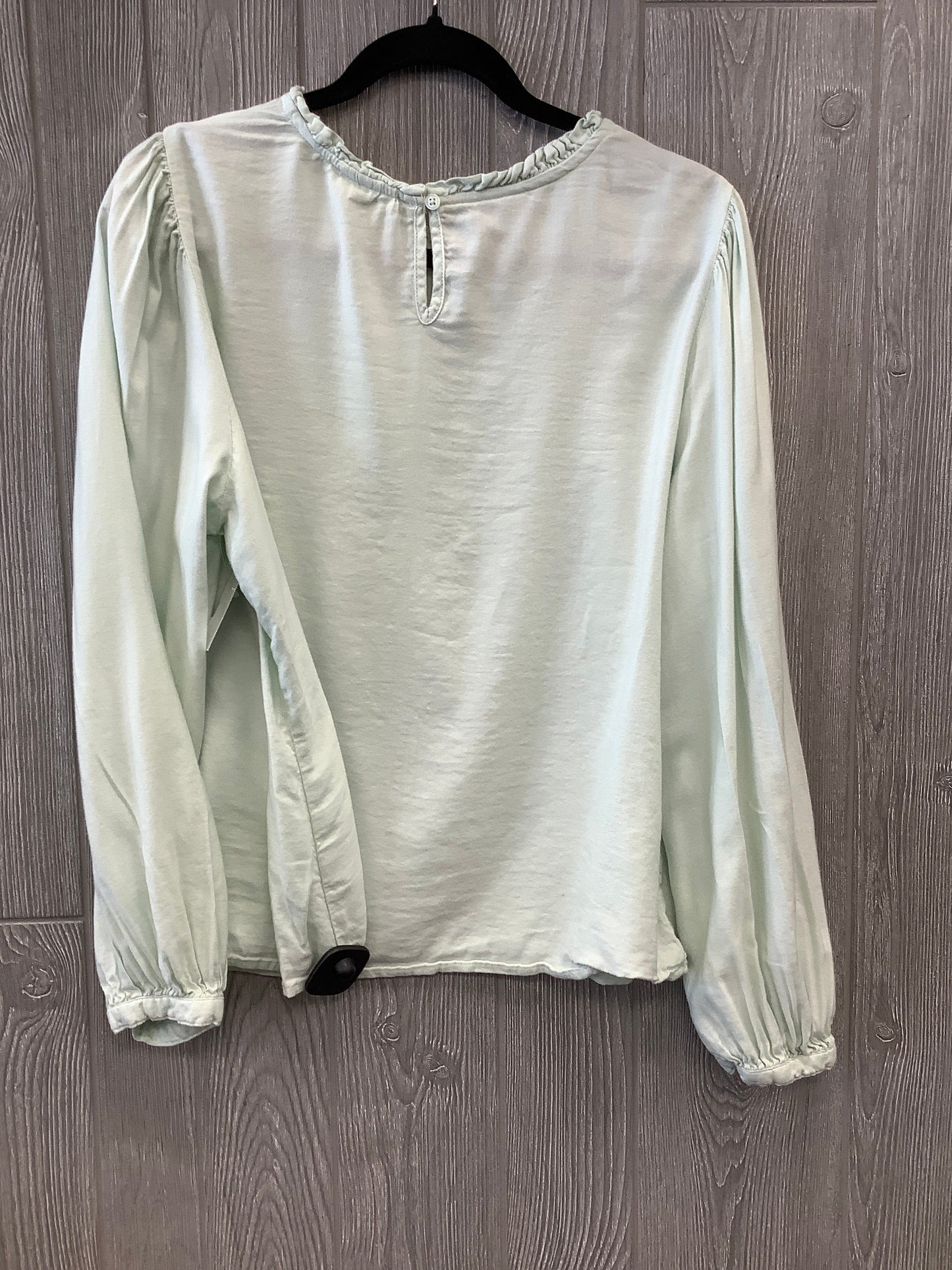 Green Top Long Sleeve Ana, Size L