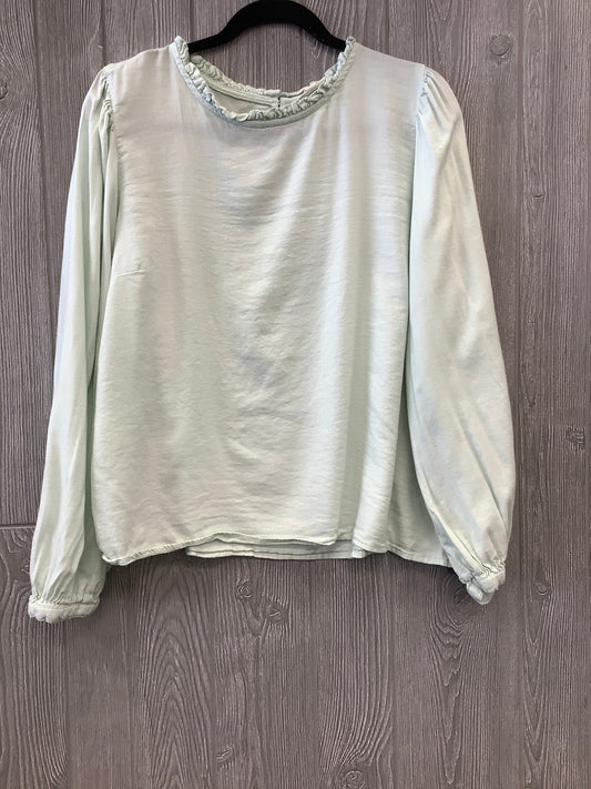 Green Top Long Sleeve Ana, Size L