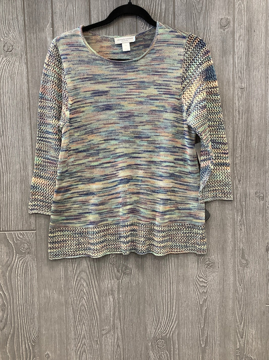 Rainbow Print Sweater Christopher And Banks, Size Petite   S